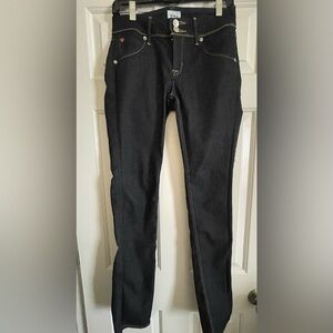 Hudson Collin Mid-Rise Skinny Women´s Flap Pocket Dark Blue Jeans Size 26